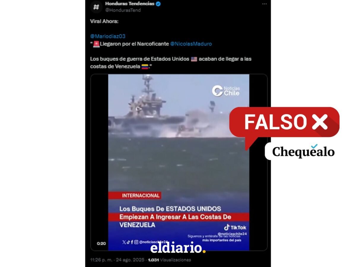  #TeExplicamos: las noticias falsas que ha dejado el despliegue militar de EE UU en el Caribe