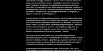 JEP alertó sobre traslados “arbitrarios” de varios presos políticos