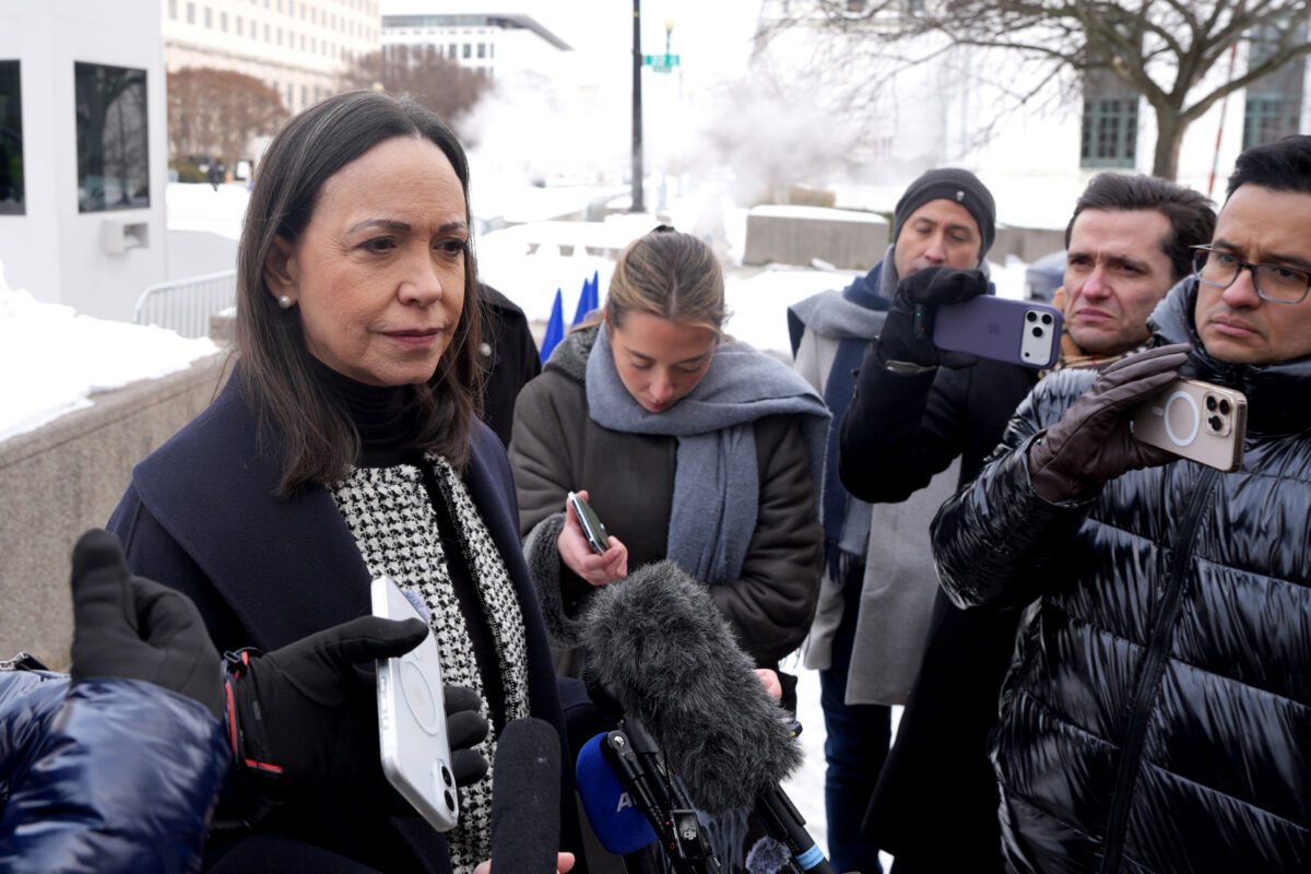 María Corina Machado pidió una transición real en Venezuela tras reunirse con Marco Rubio