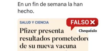 ¿Pfizer presentó una vacuna contra el hantavirus?