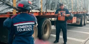 Terrible accidente en Cojedes: Un ciclista murió al instante luego de ser arrollado por una gandola
