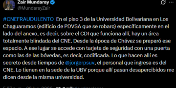 ¿Qué esconden allí? La denuncia sobre una zona blindada atribuida al CNE