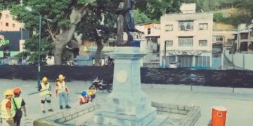 Remodelación de la Plaza Washington en El Paraíso genera intriga en los vecinos por esta razón